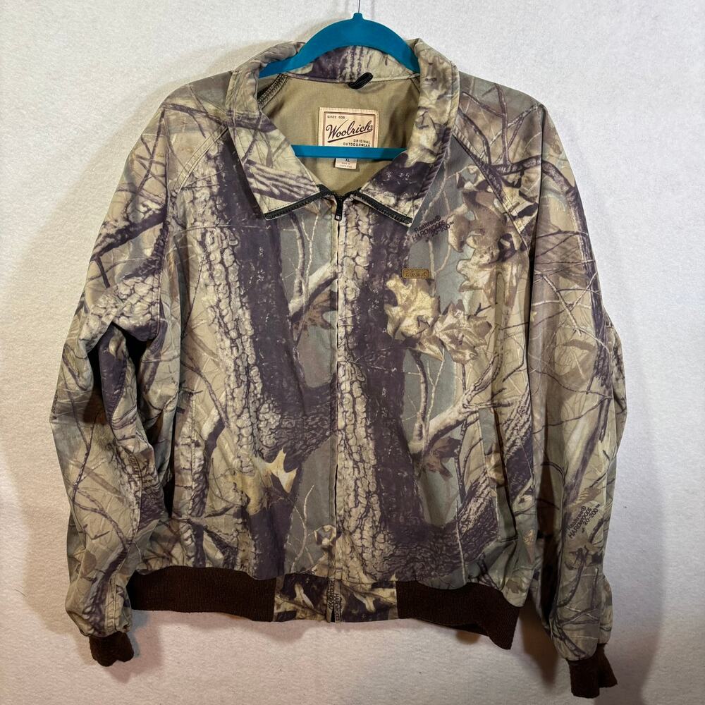 Vintage Woolrich Realtree Hardwoods 20-200 Lightweight Hunting Jacket Size XL